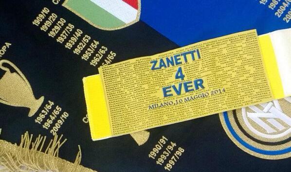 Gest superb al lui Zanetti la retragerea de la Inter