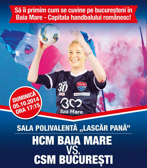 Meciul HCM Baia Mare - CSM București stârnește mare interes